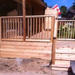 Cedar porch