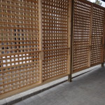 Custom  cedar privacy screen
