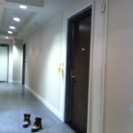Condo Hallway trim