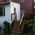 Basic back deck with metal spindles