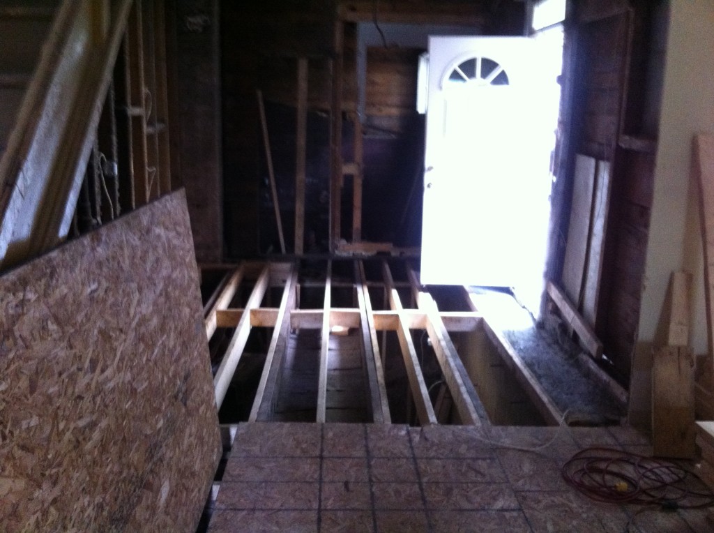 Old floor restructure