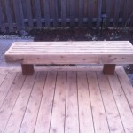 Cedar bench