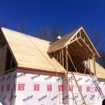 Roof framed and sheathed